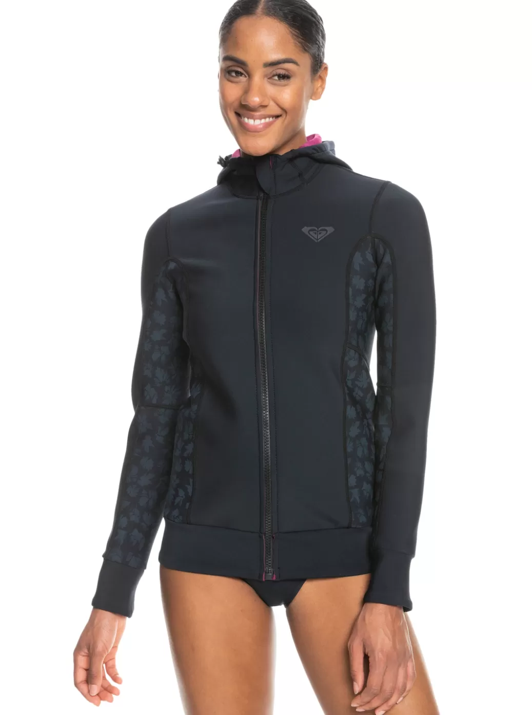 Swell Series | WOMEN ROXY 1mm Swell Series Wetsuit Jacket Black