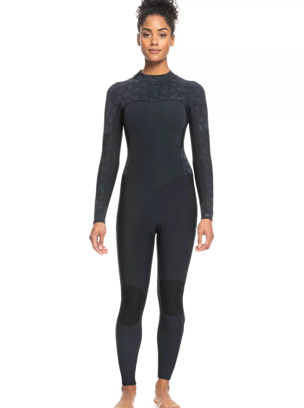 Swell Series | WOMEN ROXY 4/3mm Swell Series Back Zip Wetsuit Black