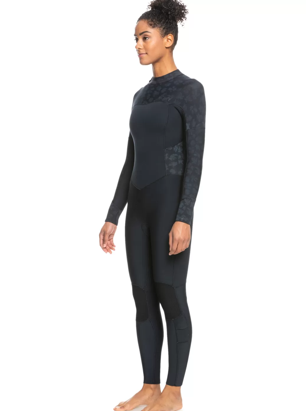 Swell Series | WOMEN ROXY 4/3mm Swell Series Back Zip Wetsuit Black