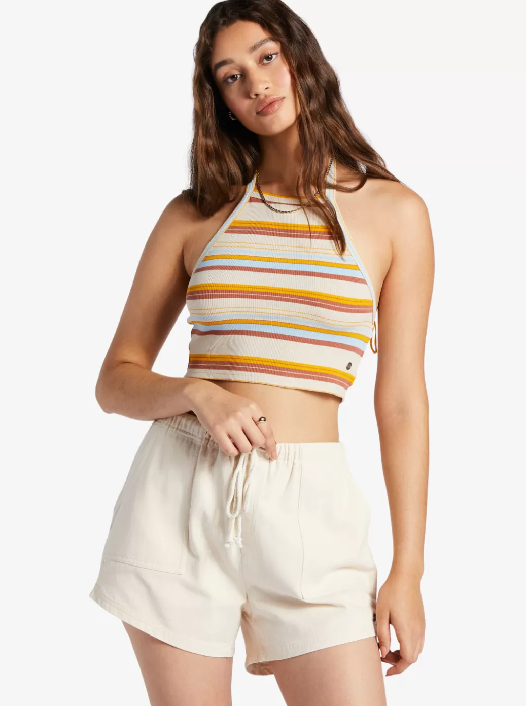 Tees & Tanks | Tops | WOMEN ROXY Beach Cruiser Crop Top 70s Babe - Reduced