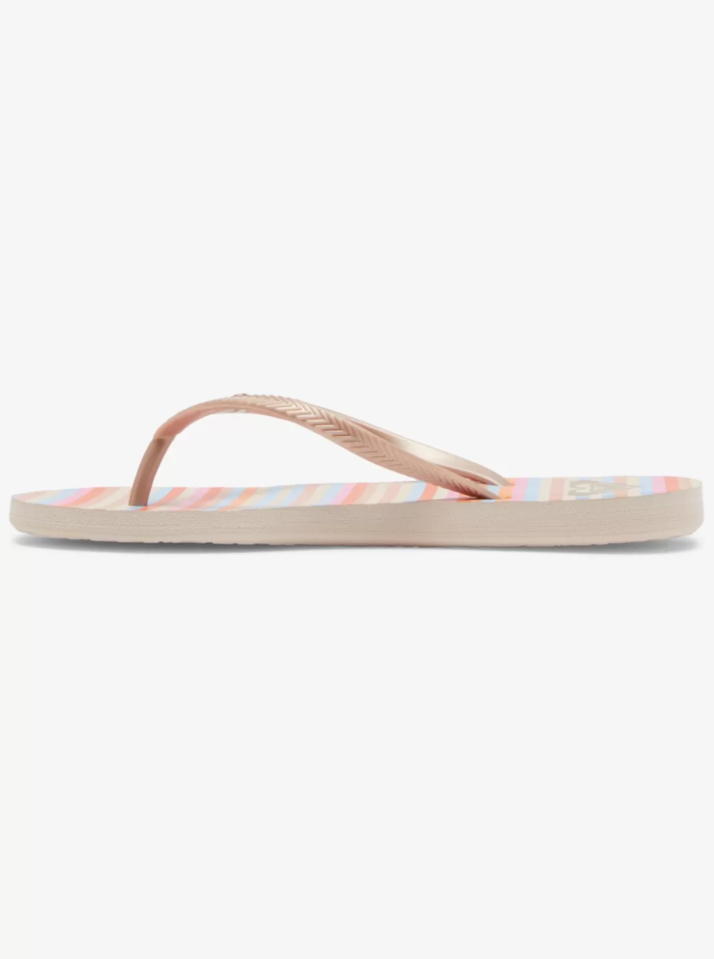 Flip Flops | WOMEN ROXY Bermuda Sandals Champagne Stripe