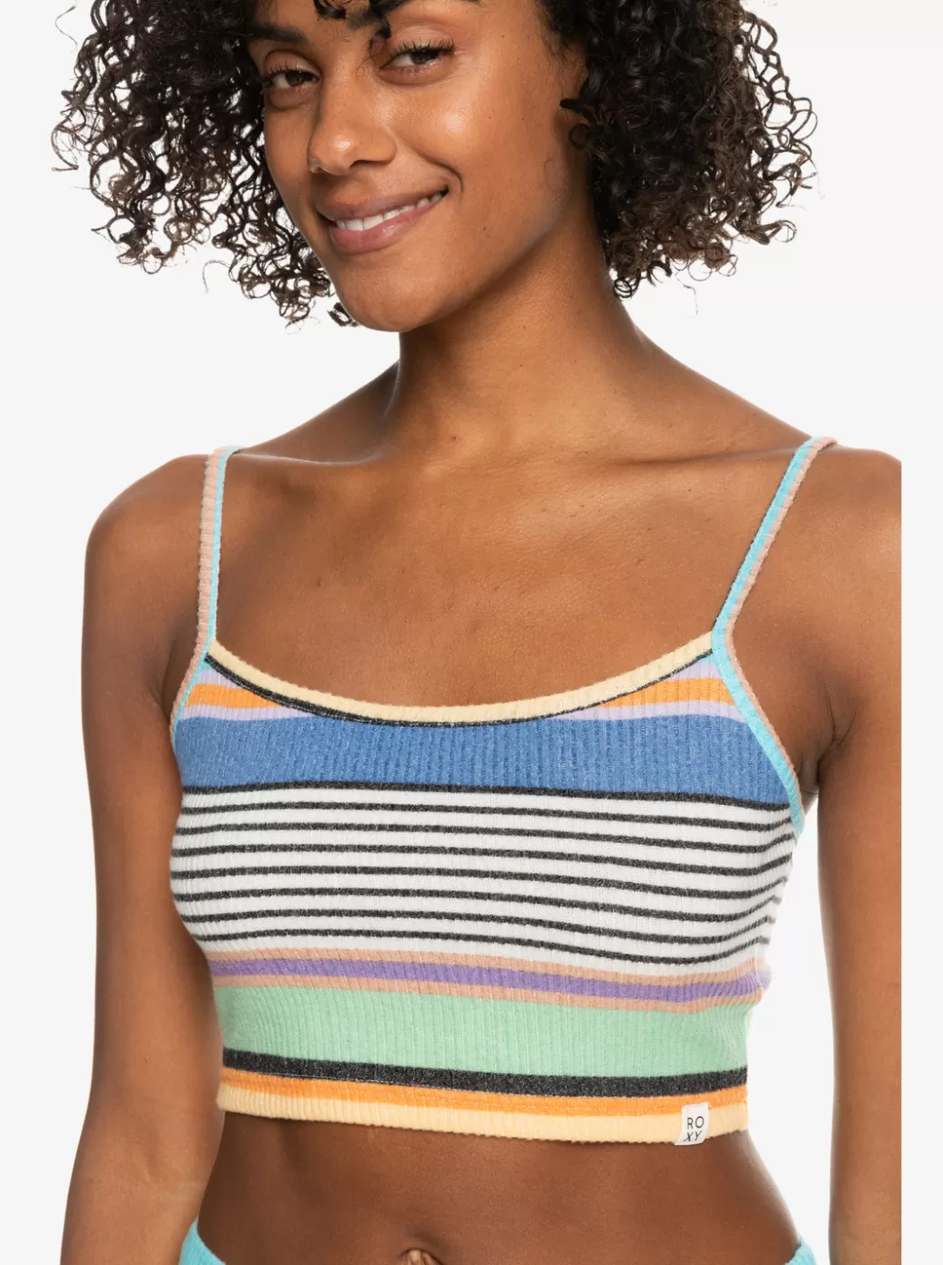 Tees & Tanks | Tops | WOMEN ROXY Best Time Of Day Rib Knit Top Anthracite Good Vibration