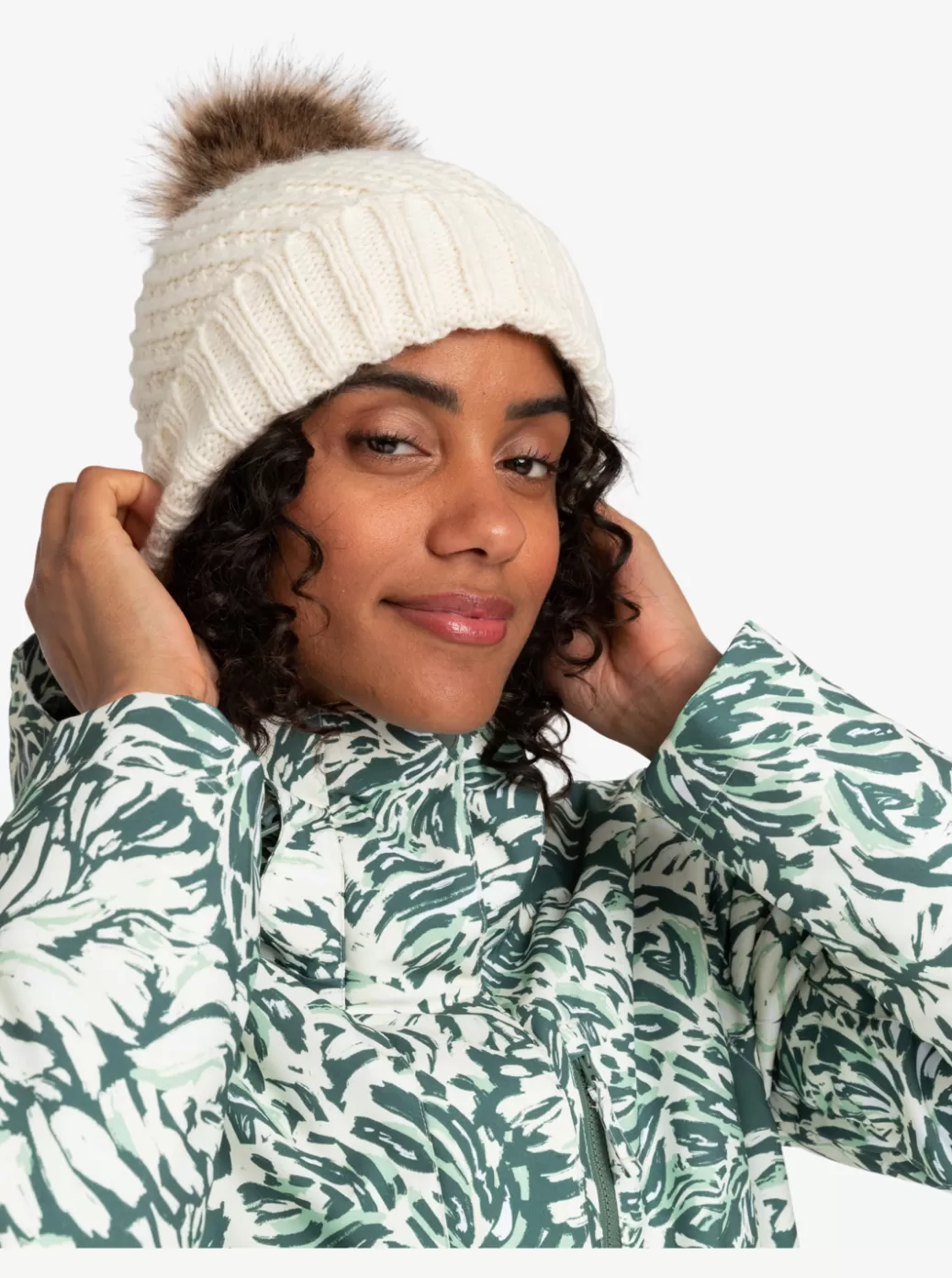 Snow Accessories | WOMEN ROXY Blizzard Beanie Egret