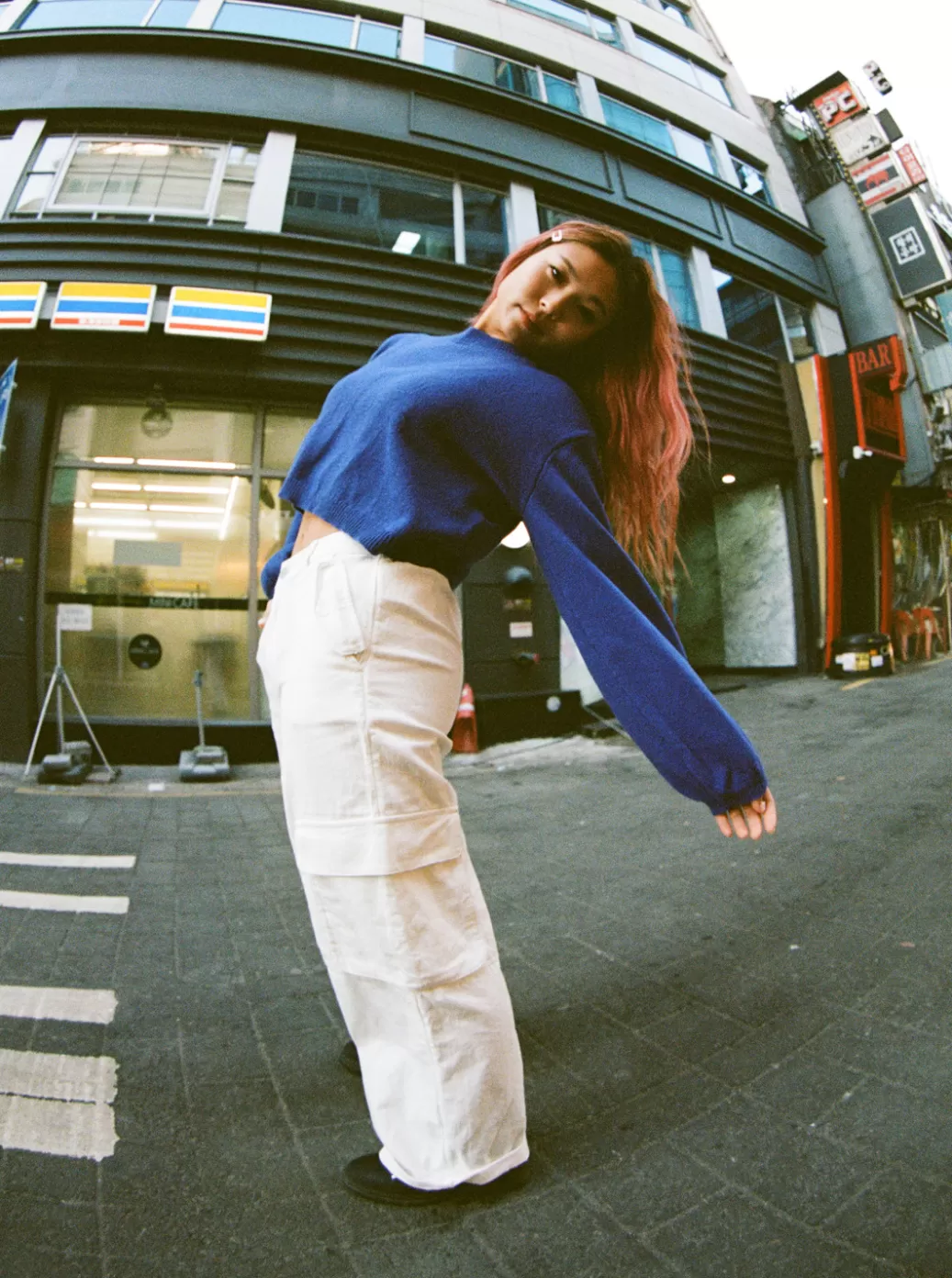 Chloe Kim | Sweaters | WOMEN ROXY Chloe Kim Crew Neck Sweater Royal Blue