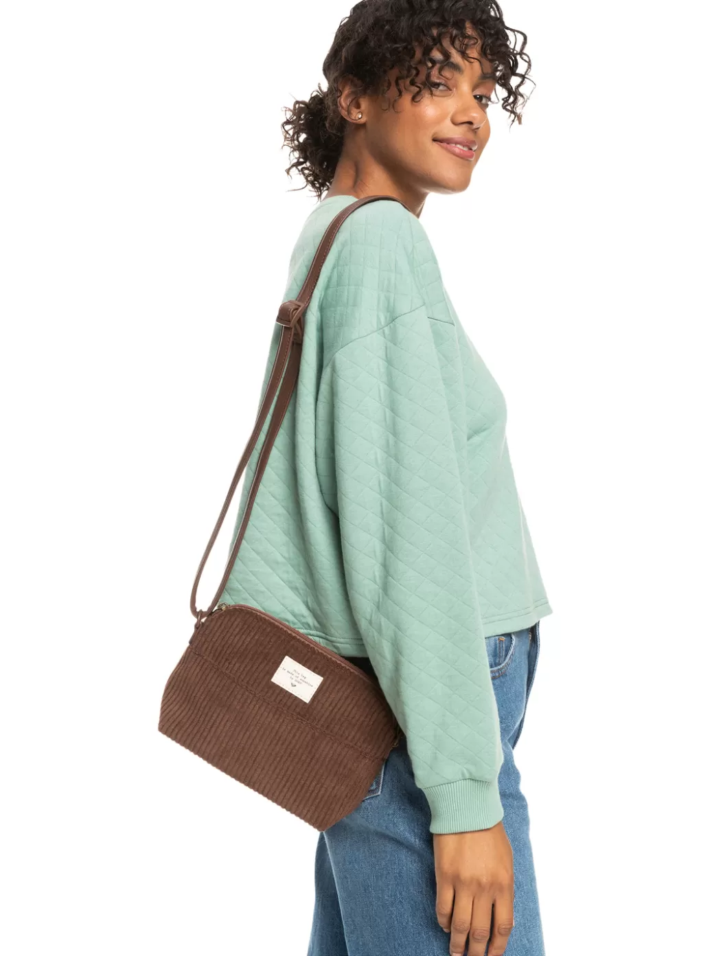 Handbags | WOMEN ROXY Cozy Nature Crossbody Bag Bitter Chocolate