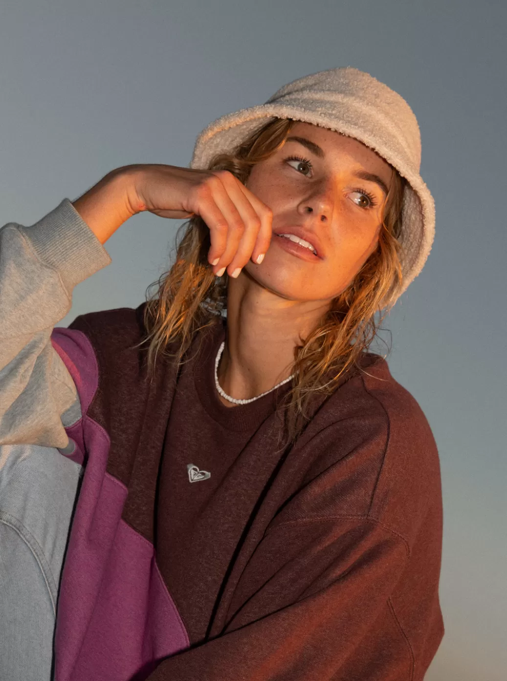 Hats | WOMEN ROXY Day Of Winter Bucket Hat Tapioca