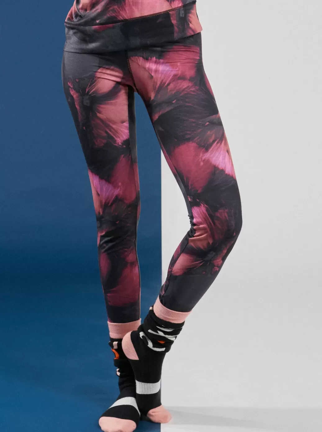 Base Layers | WOMEN ROXY Daybreak Technical Base Layer Leggings True Black Pansy Pansy