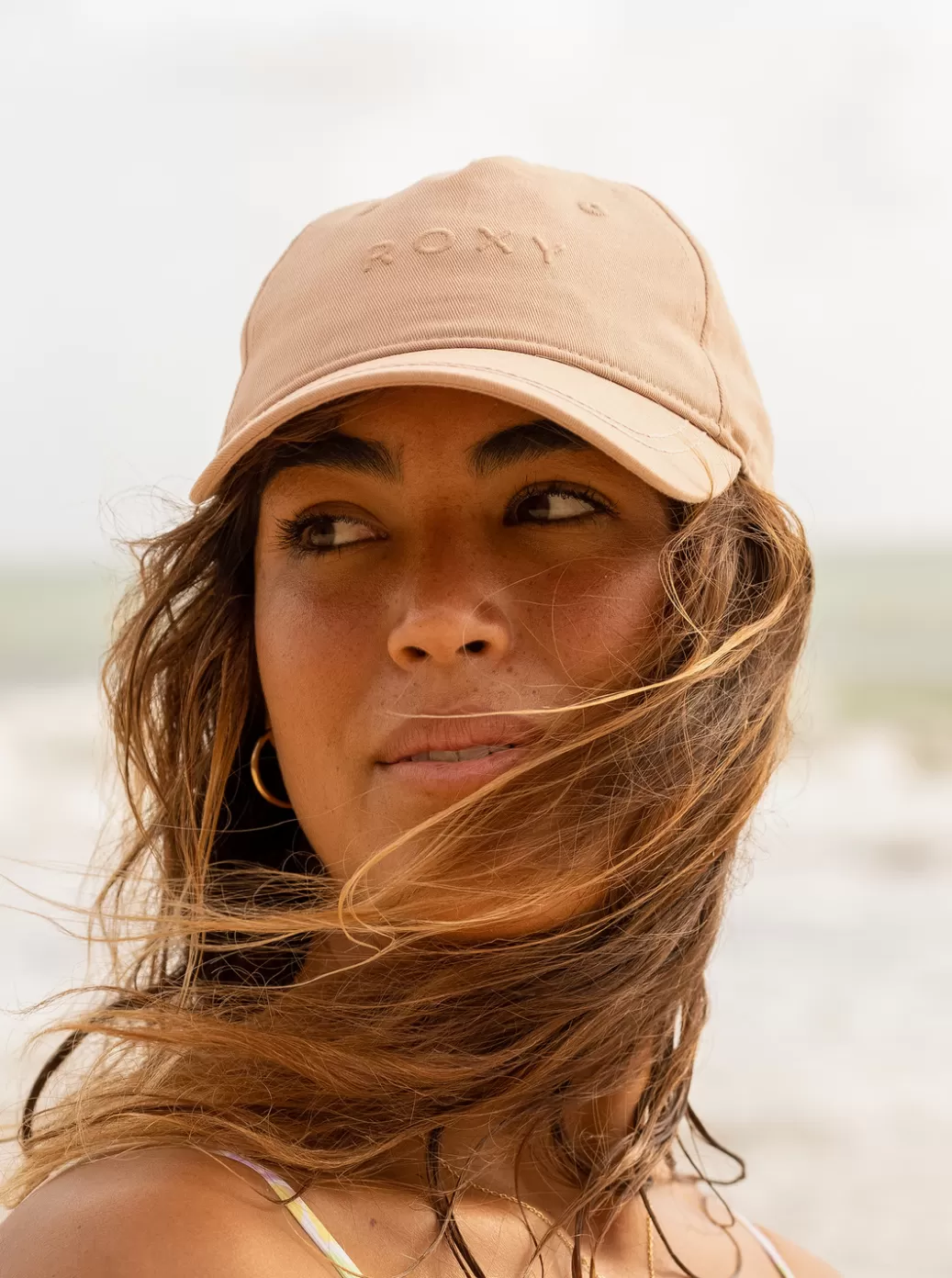 Active Accessories | Hats | WOMEN ROXY Dear Believer Baseball Cap Warm Taupe