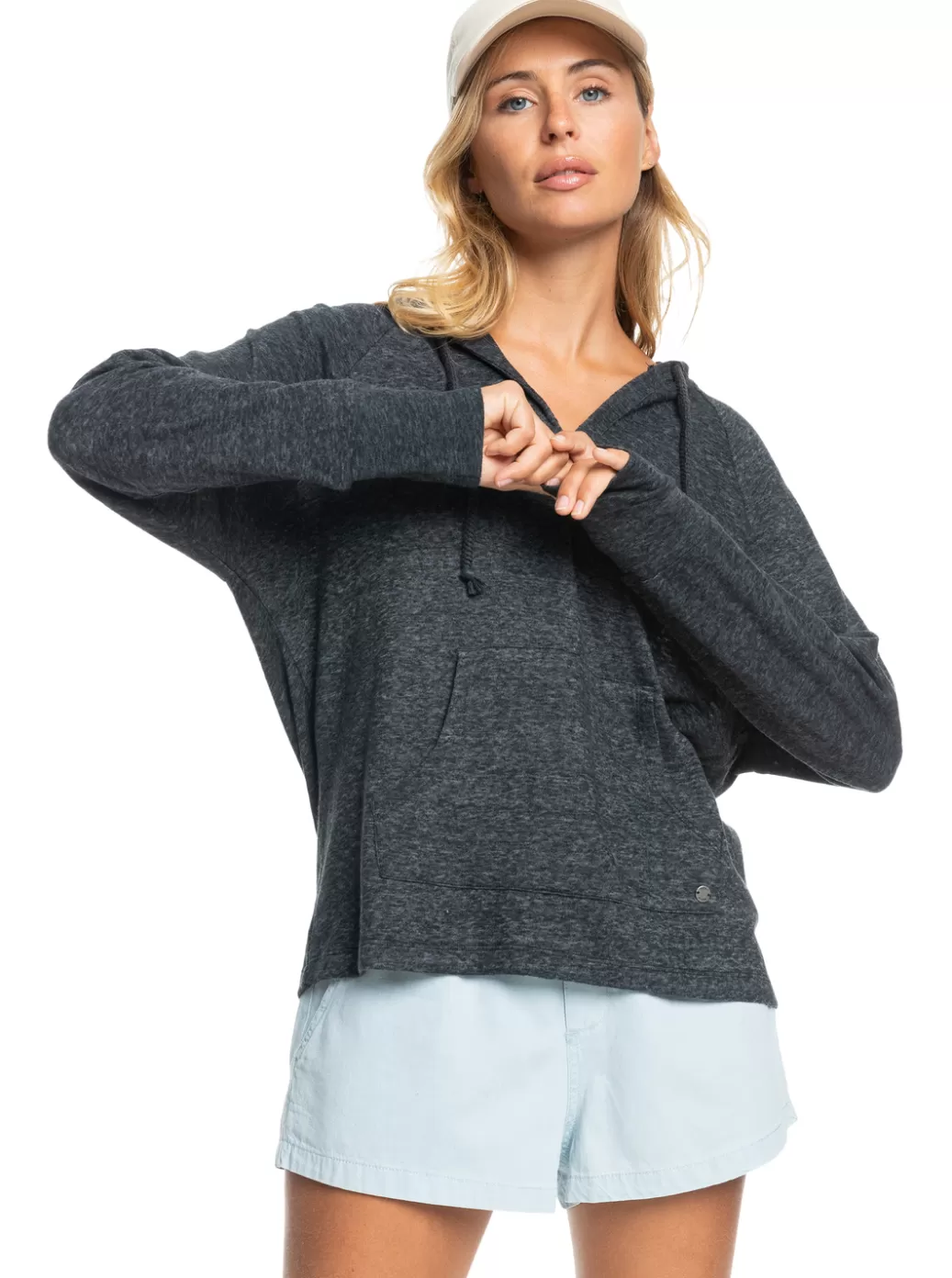Loungewear | Fleece & Hoodies | Tops | WOMEN ROXY Destination Surf Hoodie Anthracite
