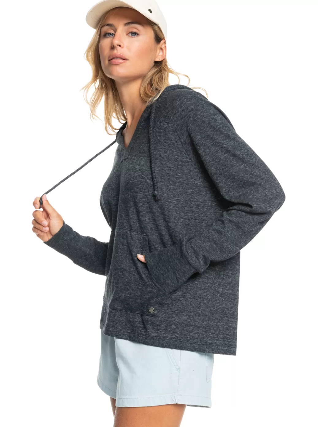 Loungewear | Fleece & Hoodies | Tops | WOMEN ROXY Destination Surf Hoodie Anthracite