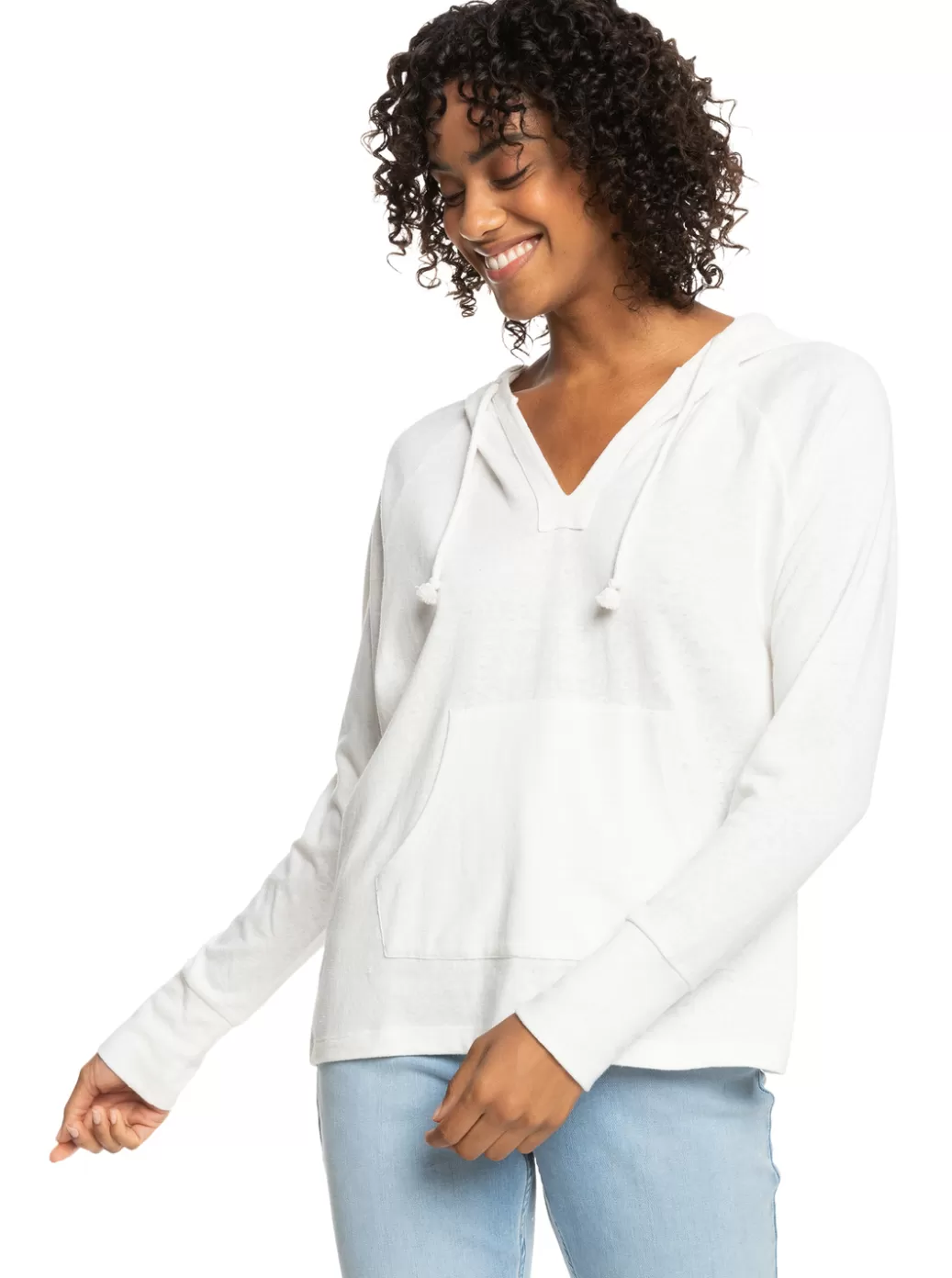Loungewear | Fleece & Hoodies | Tops | WOMEN ROXY Destination Surf Hoodie Snow White