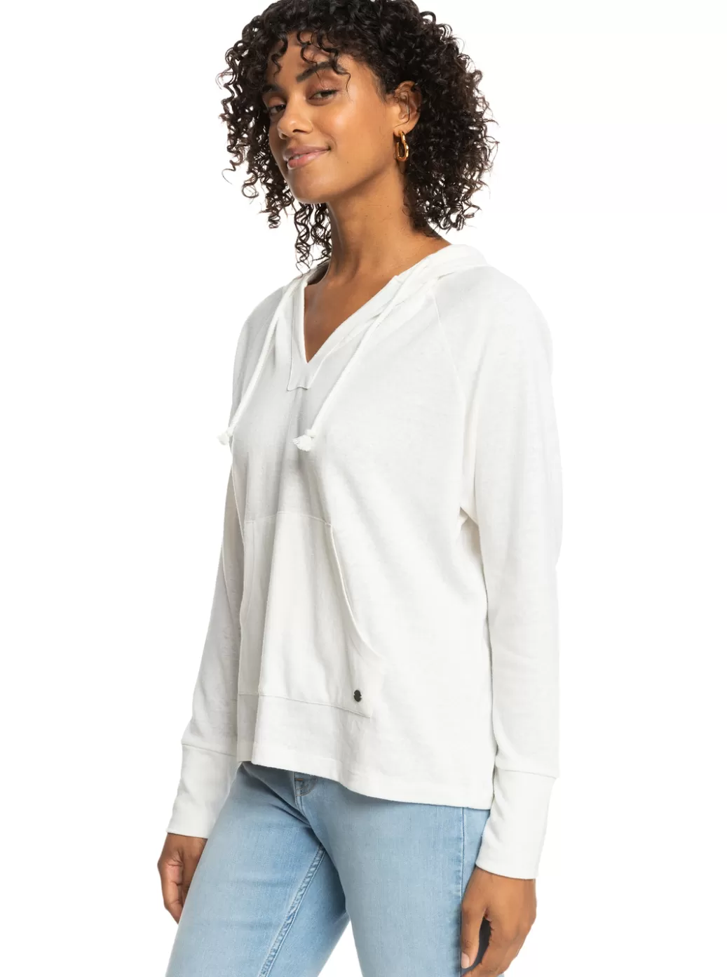 Loungewear | Fleece & Hoodies | Tops | WOMEN ROXY Destination Surf Hoodie Snow White