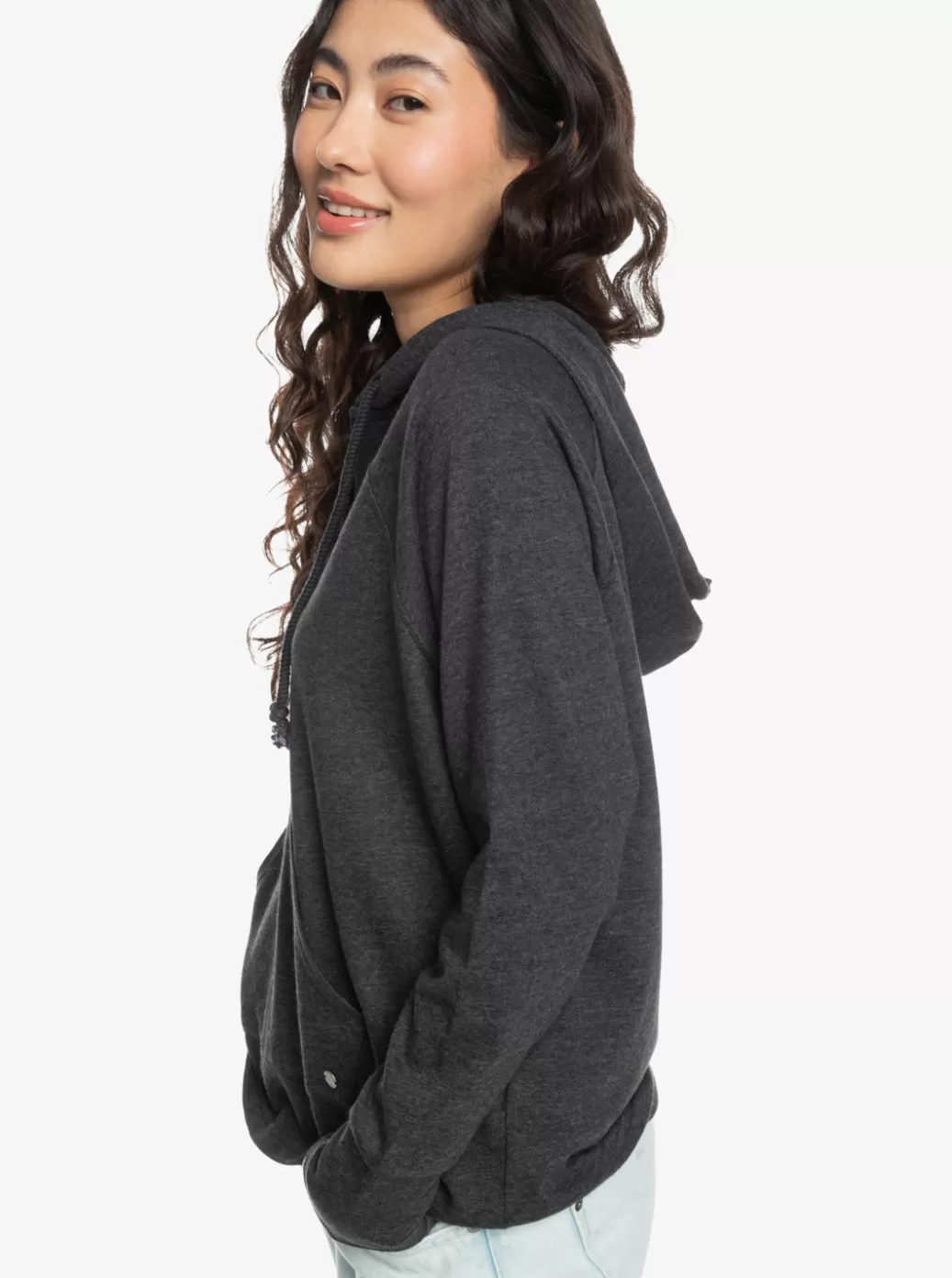 Loungewear | Fleece & Hoodies | Tops | WOMEN ROXY Destination Surf Long Sleeve Top Anthracite