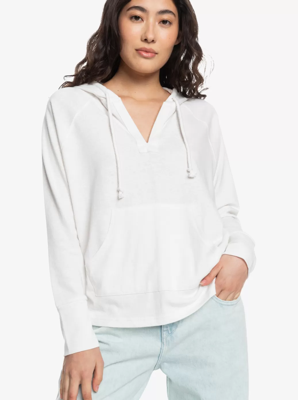 Loungewear | Fleece & Hoodies | Tops | WOMEN ROXY Destination Surf Long Sleeve Top Snow White
