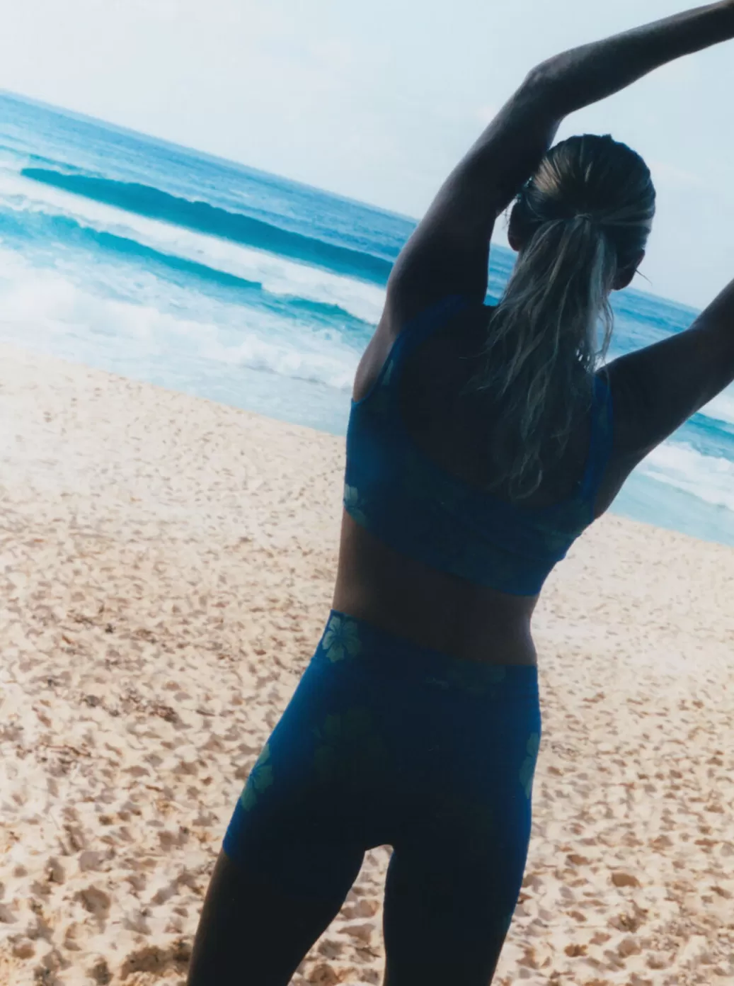 Running | Yoga | Bottoms | Shorts | WOMEN ROXY Digi High Active Bike Shorts Digi High Floral Y2k Lime