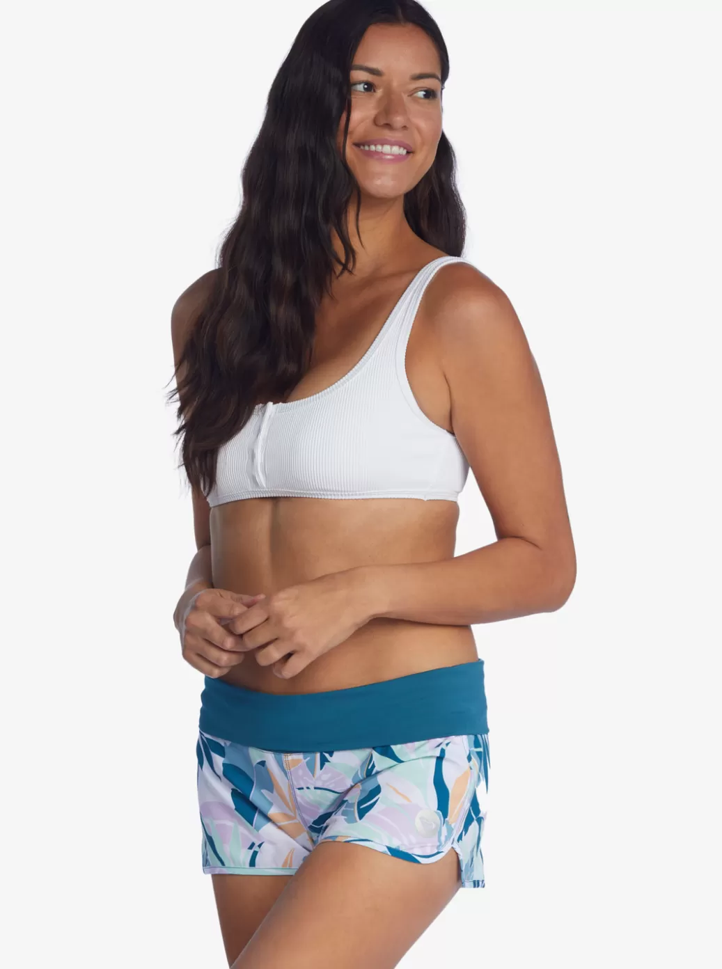 Boardshorts | WOMEN ROXY Endless Summer 2" Boardshorts Bright White Noumea Floral