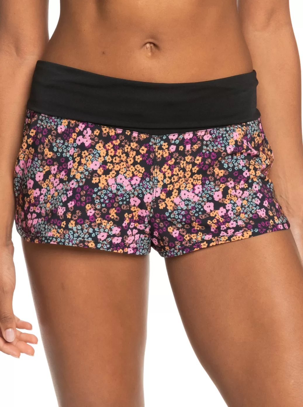 Boardshorts | WOMEN ROXY Endless Summer Boardshorts Anthracite Floral Daze