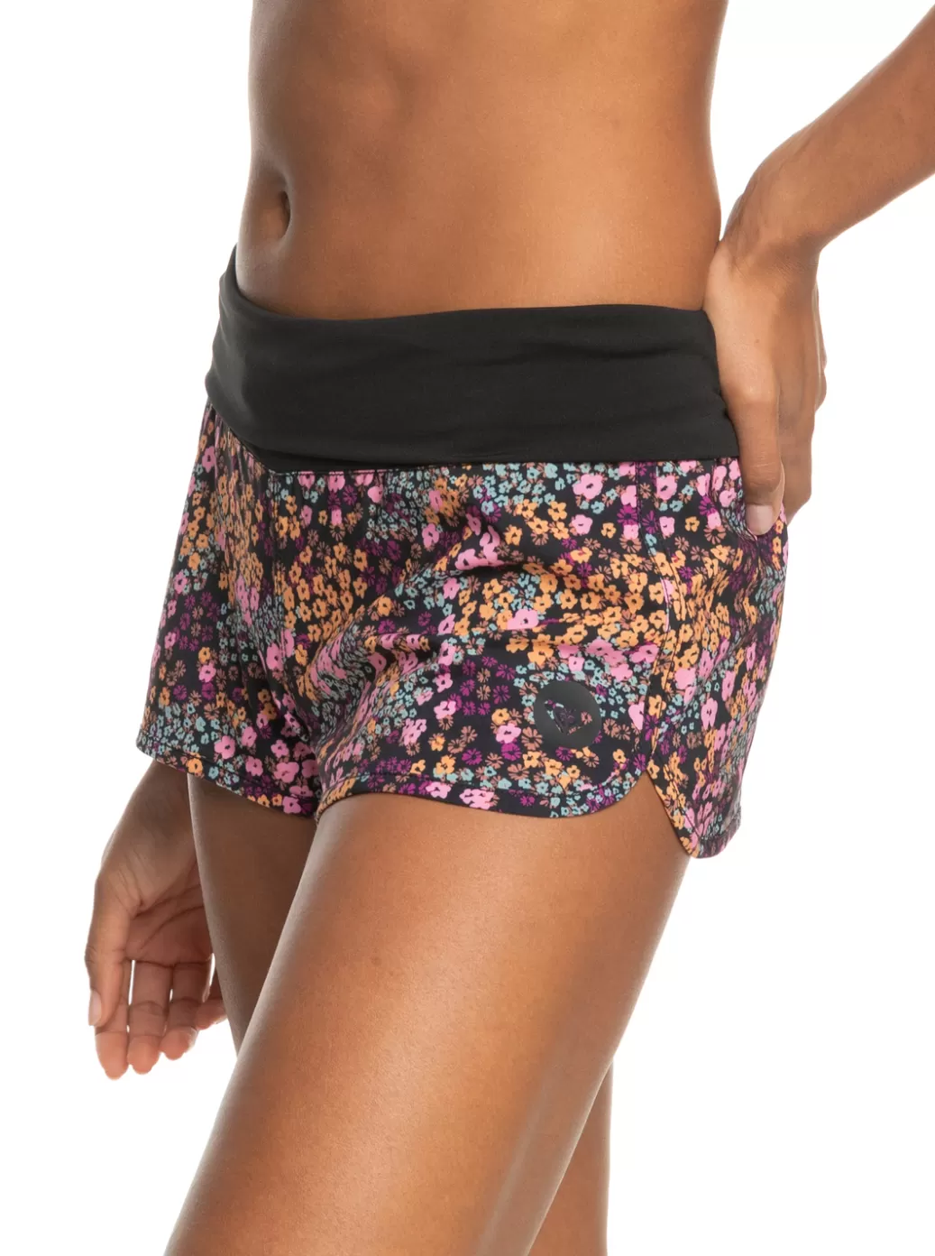 Boardshorts | WOMEN ROXY Endless Summer Boardshorts Anthracite Floral Daze