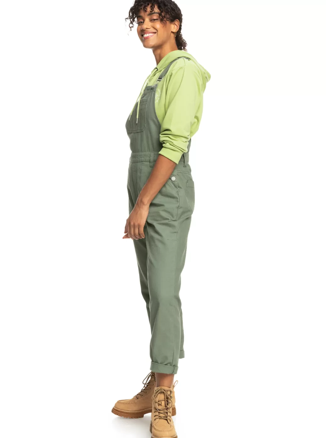 Jumpsuits & Rompers | Dresses | WOMEN ROXY Eternal Change Overalls Agave Green