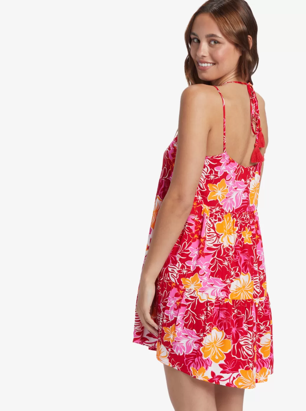 Dresses | WOMEN ROXY Evening Breeze Printed Tent Dress Hilo Hibiscus