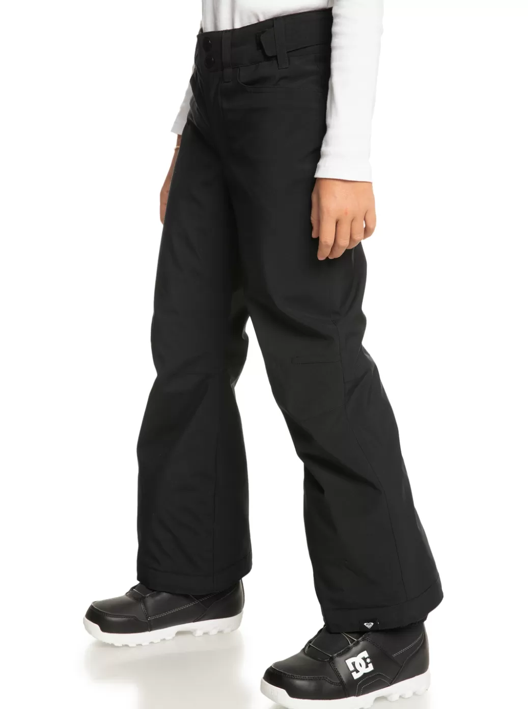 Snow Pants | Girls Snow | KIDS | WOMEN ROXY Girl's 4-16 Backyard Technical Snow Pants True Black
