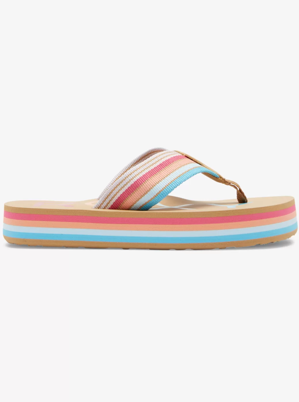 Shoes & Sandals | KIDS ROXY Girl's 4-16 Chika Hi Sandals Baja Blue/crazy Pink