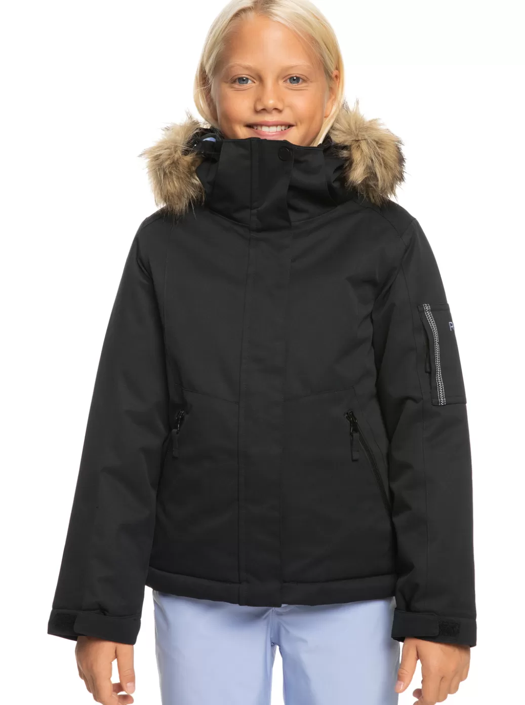 Snow Jackets | Girls Snow | KIDS | WOMEN ROXY Girl's 4-16 Meade Technical Snow Jacket True Black