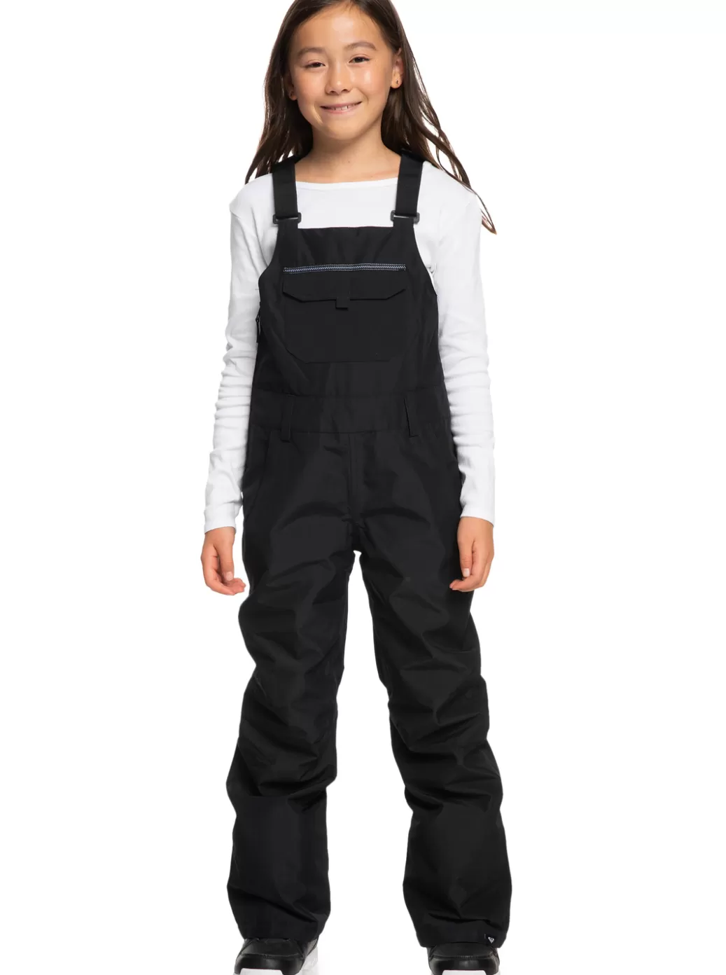 Snow Pants | Girls Snow | KIDS | WOMEN ROXY Girl's 4-16 Non Stop Technical Snow Bib Pants True Black