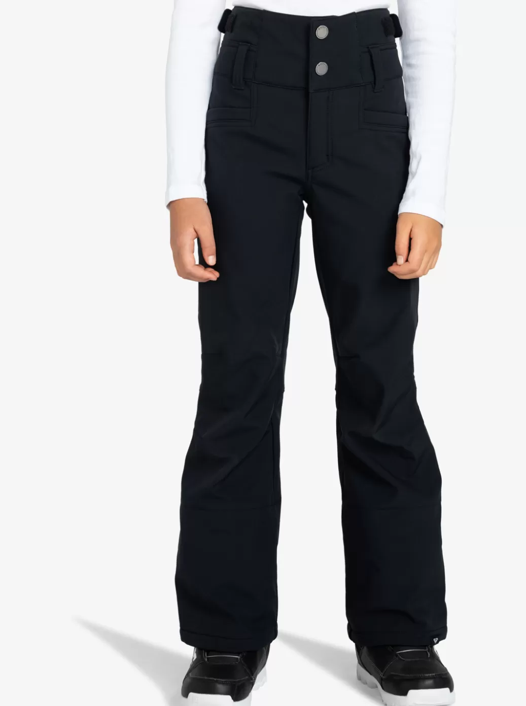 Snow Pants | Girls Snow | KIDS | WOMEN ROXY Girl's 4-16 Rising High Technical Snow Pants True Black