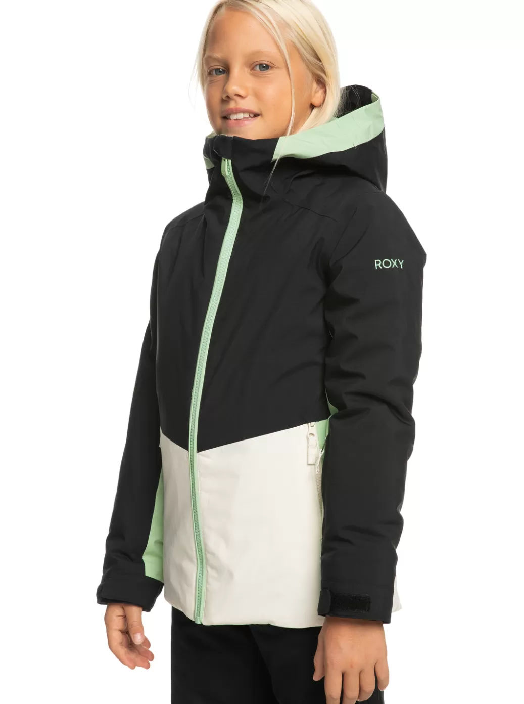 Snow Jackets | Girls Snow | KIDS | WOMEN ROXY Girl's 4-16 Silverwinter Technical Snow Jacket True Black