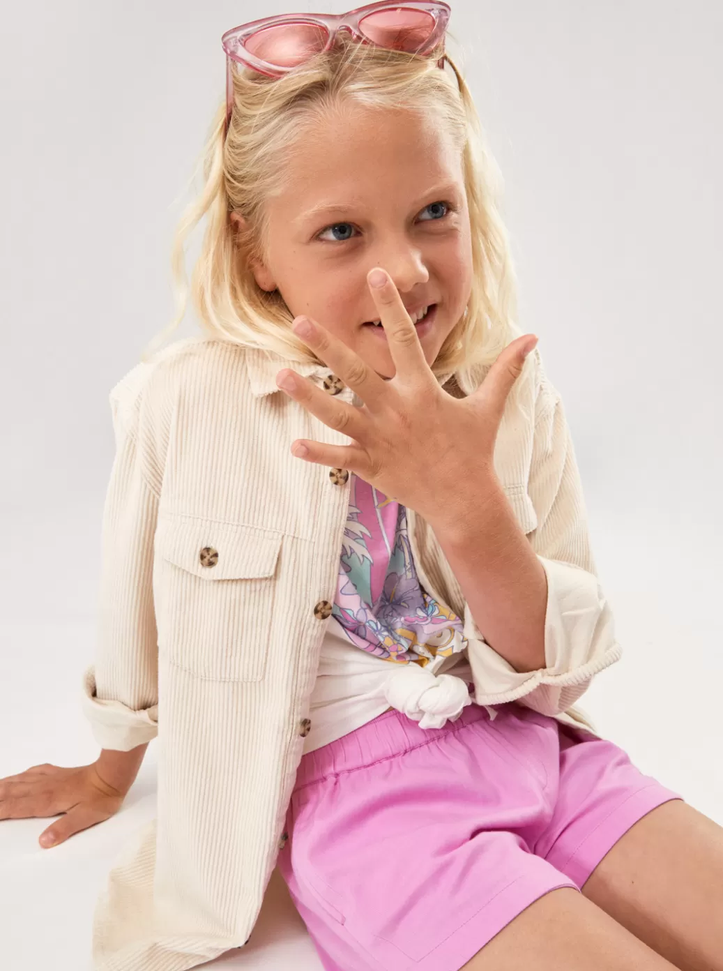 Skirts & Shorts | KIDS ROXY Girl's 4-16 Una Mattina Elastic Waist Shorts Opera Mauve