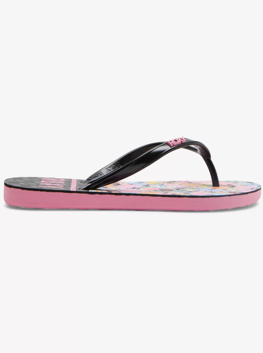 Shoes & Sandals | KIDS ROXY Girl's 4-16 Viva Stamp Sandals Black/candy Pink