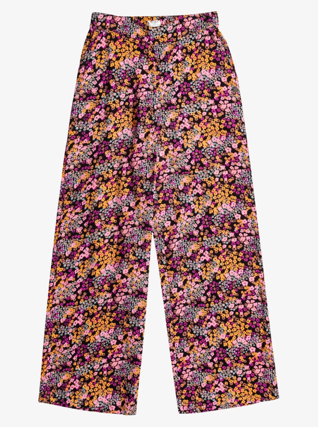 Jeans & Pants | KIDS ROXY Girl's 4-16 You Found Me Palazzo Pants Anthracite Floral Daze