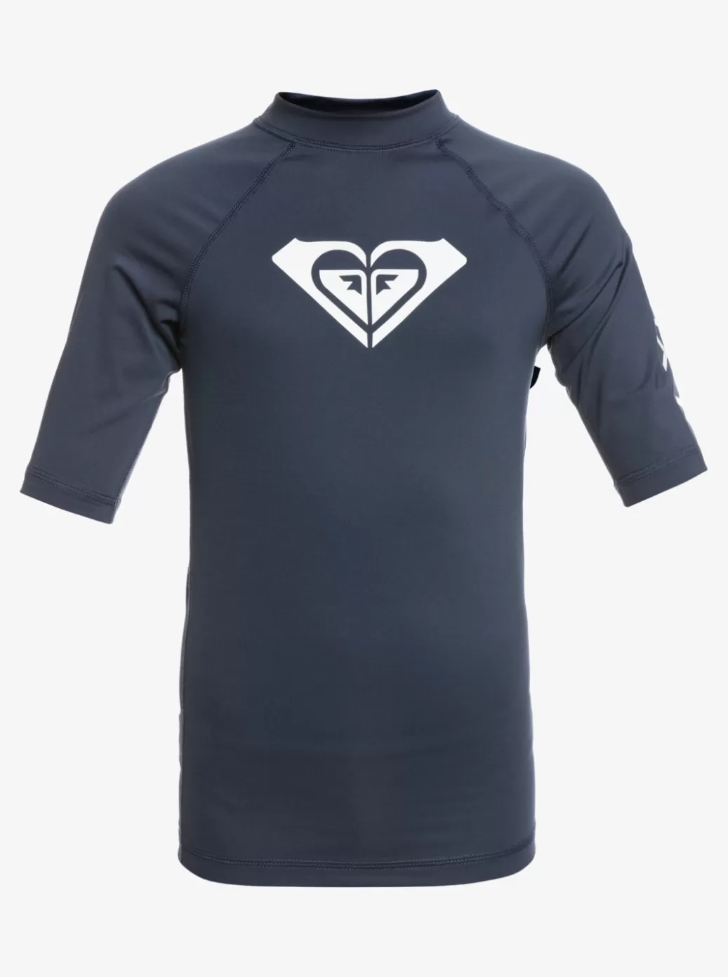 Surf | Swim | KIDS ROXY Girl's 7-16 Wholehearted UPF 50 Short Sleeve Rashguard Mood Indigo