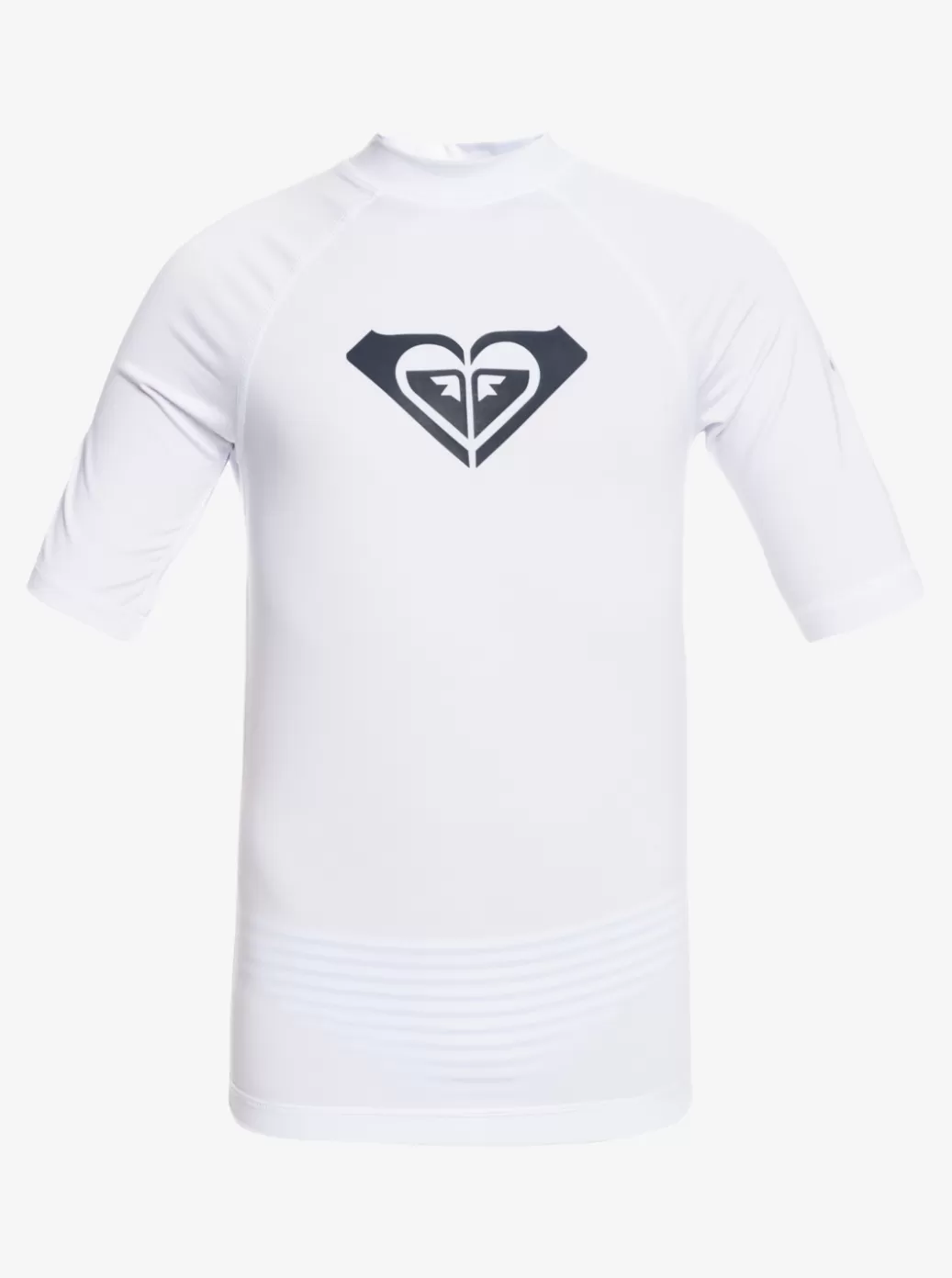 Surf | Swim | KIDS ROXY Girl's 7-16 Wholehearted UPF 50 Short Sleeve Rashguard Bright White