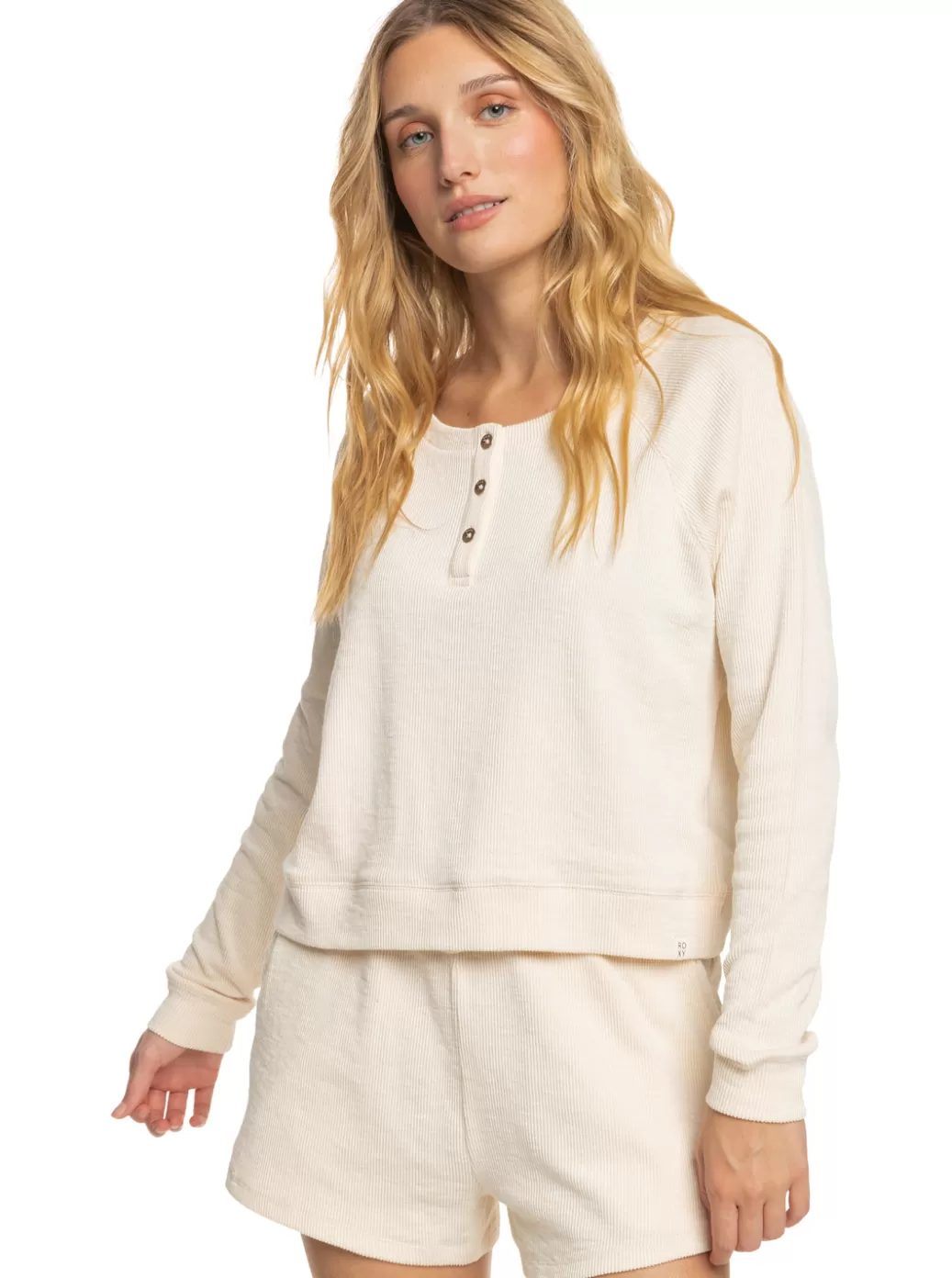 Loungewear | Tees & Tanks | WOMEN ROXY Girl Next Door Long Sleeve Top Tapioca