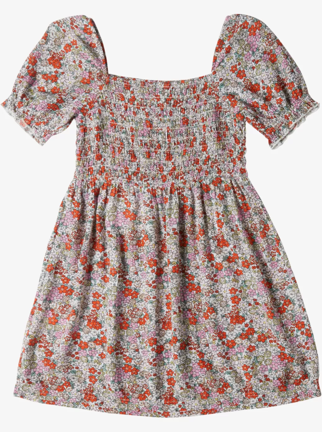 Dresses & Rompers | KIDS ROXY Girls' 4-16 Free The Animal Short Sleeve Dress Tiger Lily Autumn Ditsy