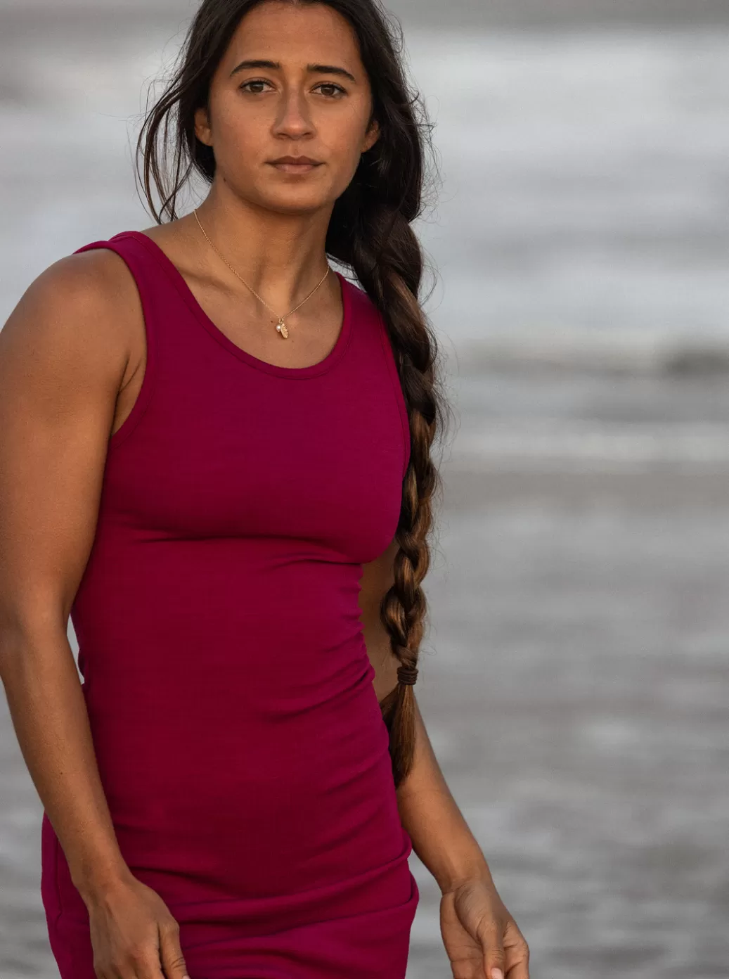 Dresses | WOMEN ROXY Good Keepsake Midi Dress Raspberry Radiance