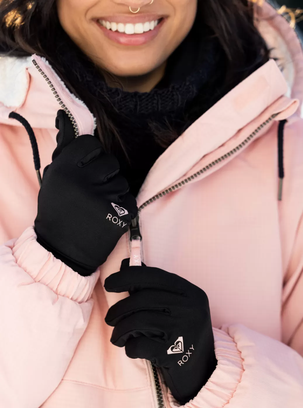 Hydrosmart | Snow Accessories | WOMEN ROXY HydroSmart Snowboard/Ski Glove Liner True Black