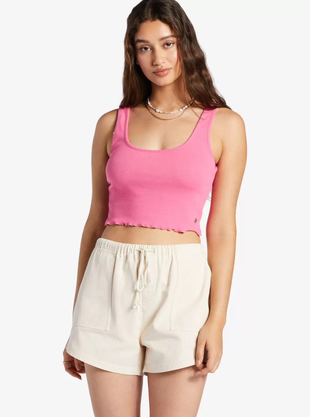 Tees & Tanks | Tops | WOMEN ROXY Keep It Wavy Tank Top Shocking Pink