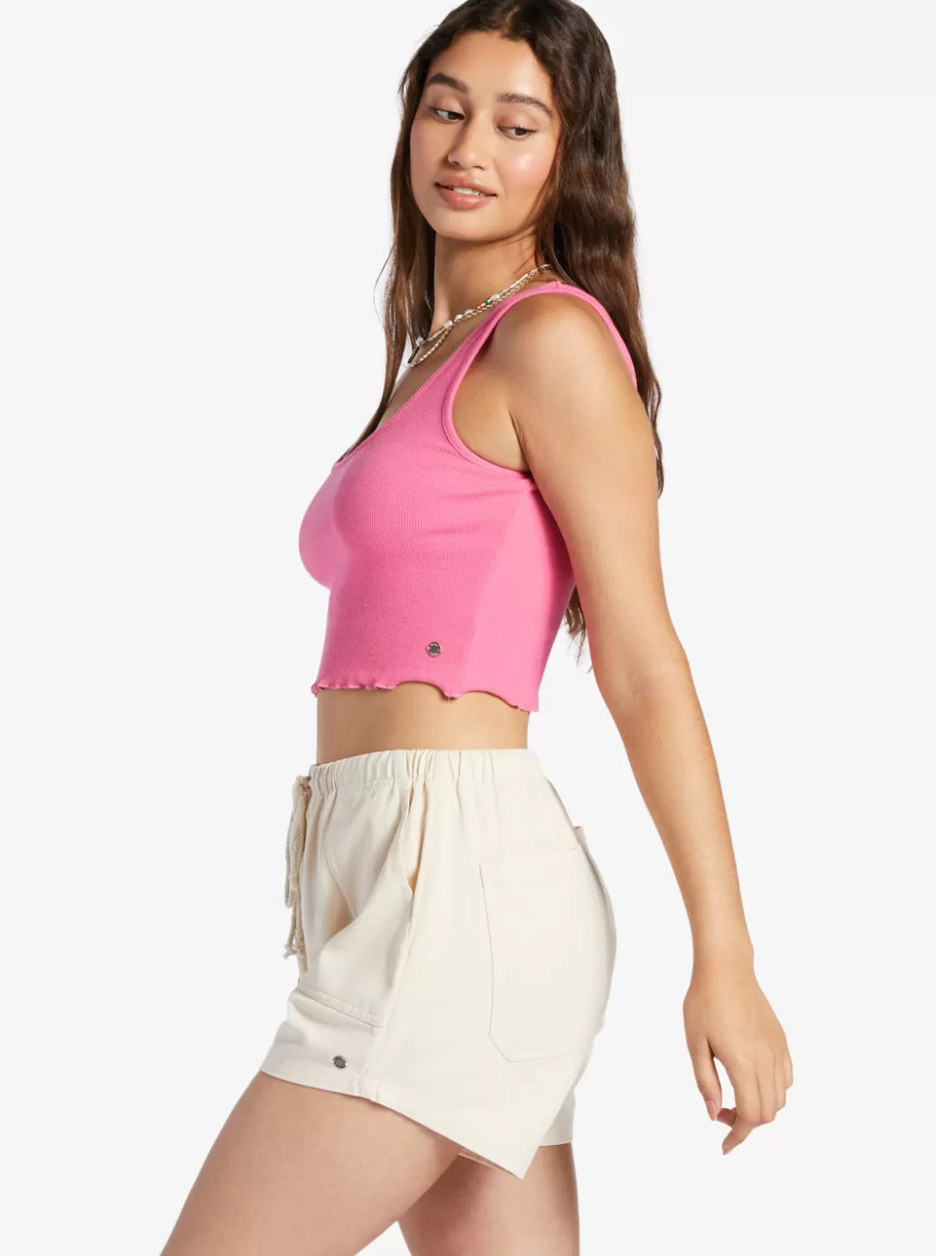 Tees & Tanks | Tops | WOMEN ROXY Keep It Wavy Tank Top Shocking Pink