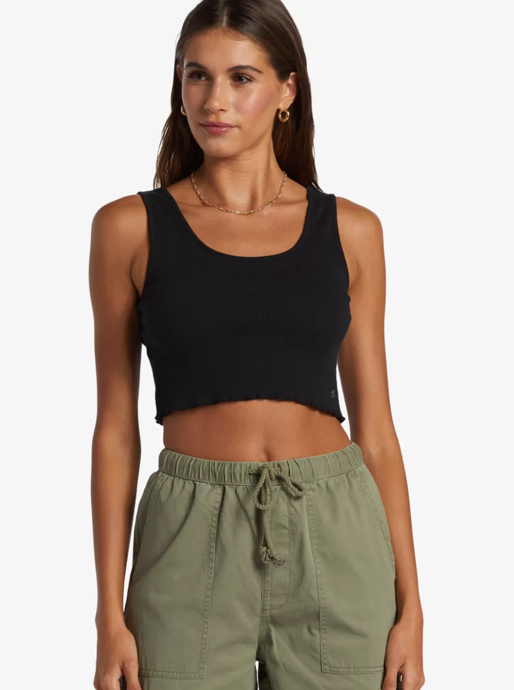 Tees & Tanks | Tops | WOMEN ROXY Keep It Wavy Tank Top Anthracite
