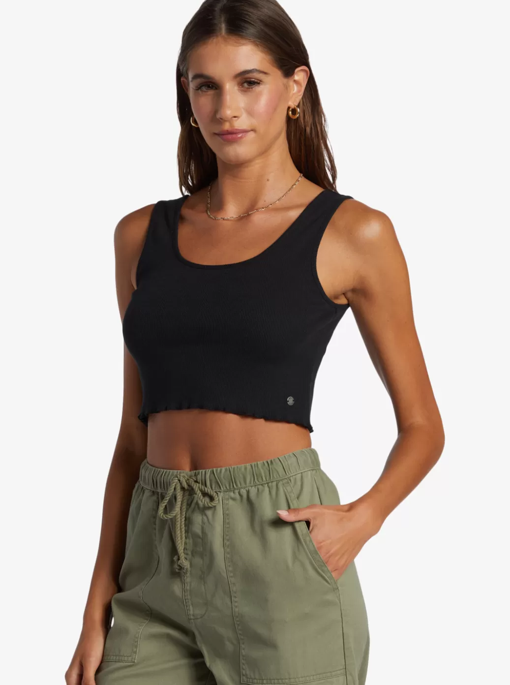 Tees & Tanks | Tops | WOMEN ROXY Keep It Wavy Tank Top Anthracite