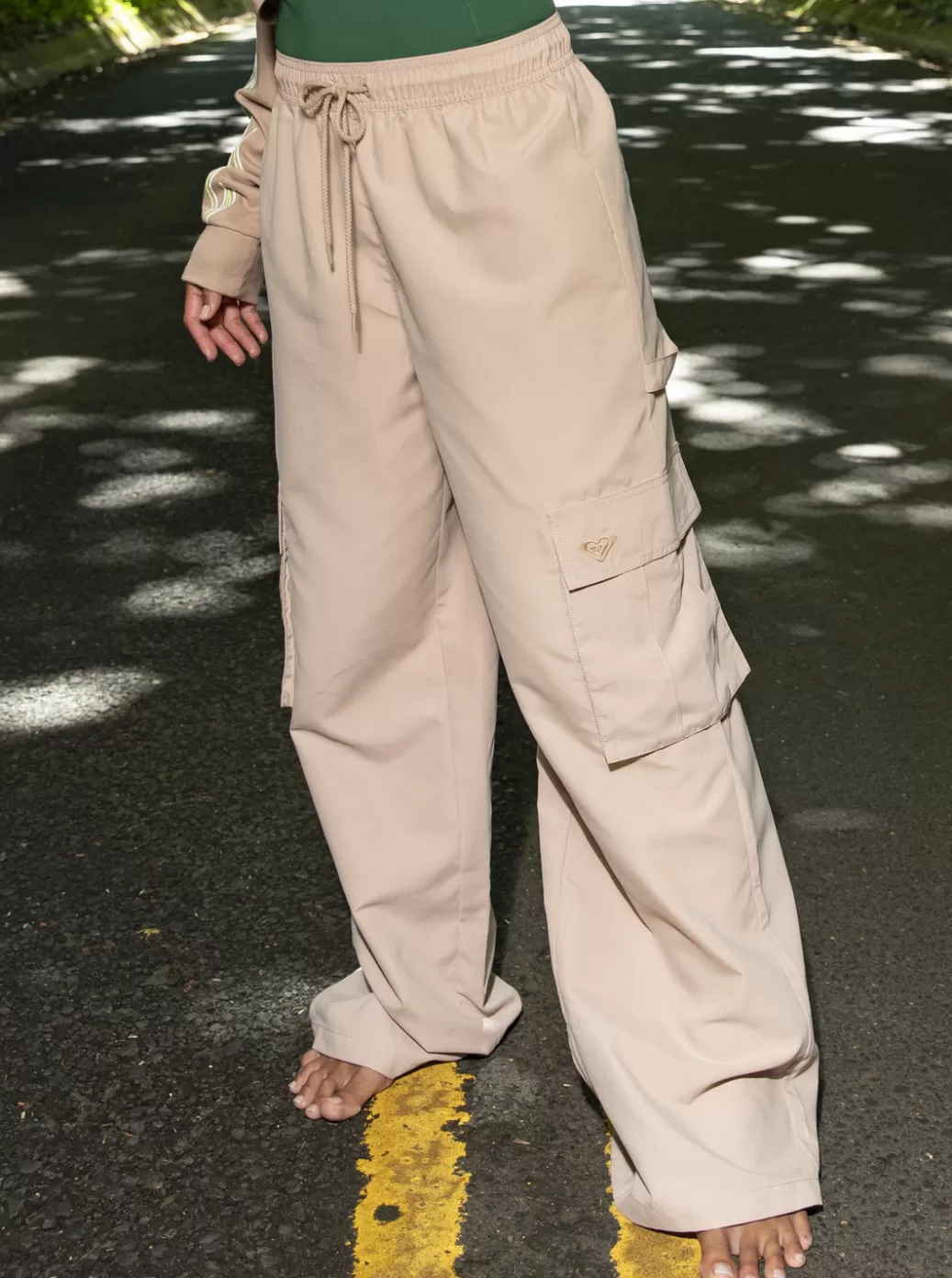 Kelia Active | Bottoms | Loungewear | Pants & Jeans | WOMEN ROXY Kelia Baggy Sweatpants Warm Taupe