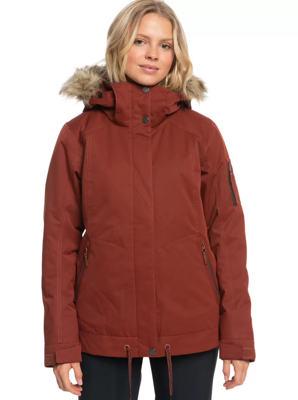 Hydrosmart | Snow Jackets | WOMEN ROXY Meade Technical Snow Jacket Smoked Paprika