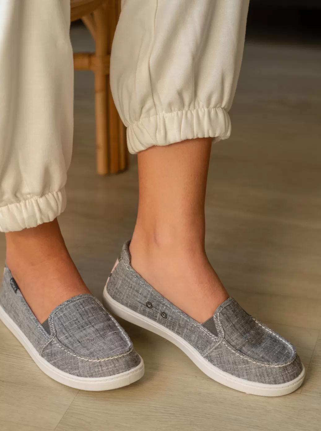 Sneakers | WOMEN ROXY Minnow Slip-On Shoes Black Wash