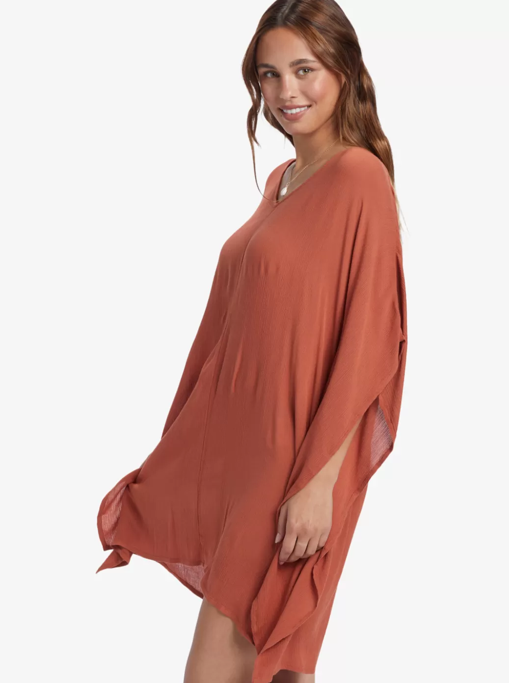 Cover Ups | WOMEN ROXY Moon Blessing Poncho Baked Clay