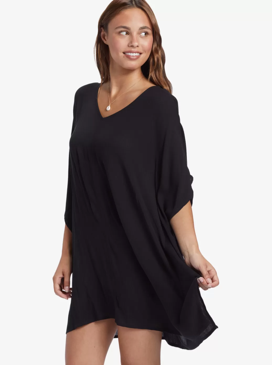 Cover Ups | WOMEN ROXY Moon Blessing Poncho Anthracite