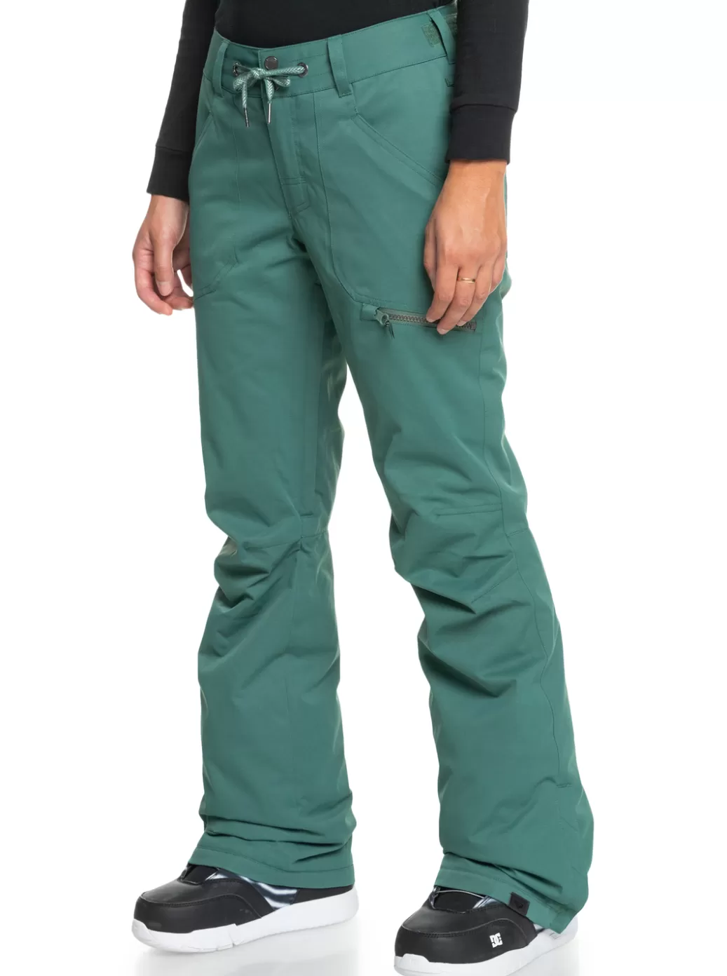 Snow Pants | WOMEN ROXY Nadia Technical Snow Pants Dark Forest
