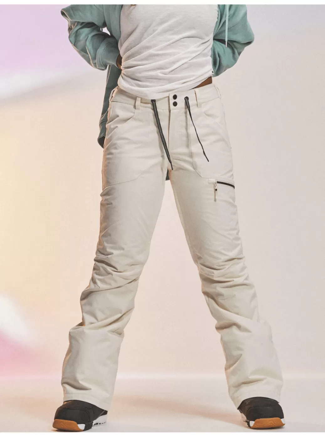 Snow Pants | WOMEN ROXY Nadia Technical Snow Pants Egret